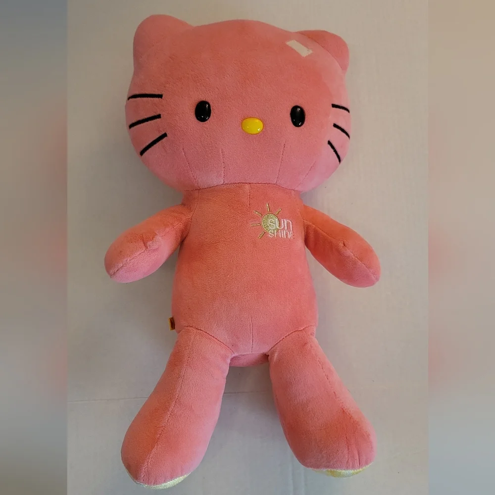 Hello Kitty Build A Bear Sunshine Limited Edition Coral Pink Flower 2013 Rare